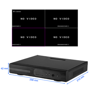 XONZ รองรับการผลิต TVI,AHD,CVI,CVBS,IPCAM 5 In 1ระบบรักษาความปลอดภัย CCTV ความละเอียด1080P ไฮบริด AHD DVRs - Product Image 2