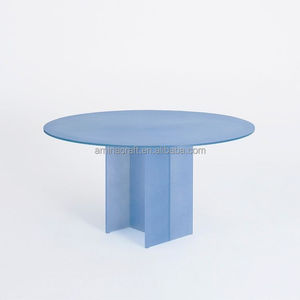 Amina Craft Modern Durable Acrylic Stackable <strong>Nesting</strong> <strong>End</strong> Side <strong>Tables</strong> Clear for Home Office - Product Image 4