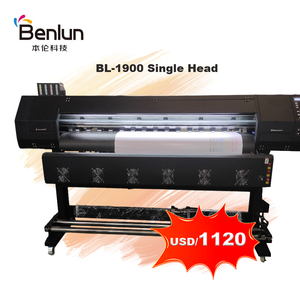 เครื่องพิมพ์แบบหมุนไปยังม้วนอัตโนมัติ1120เครื่องพิมพ์ที่ใช้น้ำ1800เครื่องพิมพ์หัวเดียวสำหรับตัวทำละลายที่เป็นมิตรกับสิ่งแวดล้อมหรือเครื่องพิมพ์แบบม้วน - Product Image 3