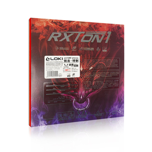 Loki Rxton 1包装升级粘性乒乓球橡胶国际乒联认可的乒乓球橡胶用于专业培训