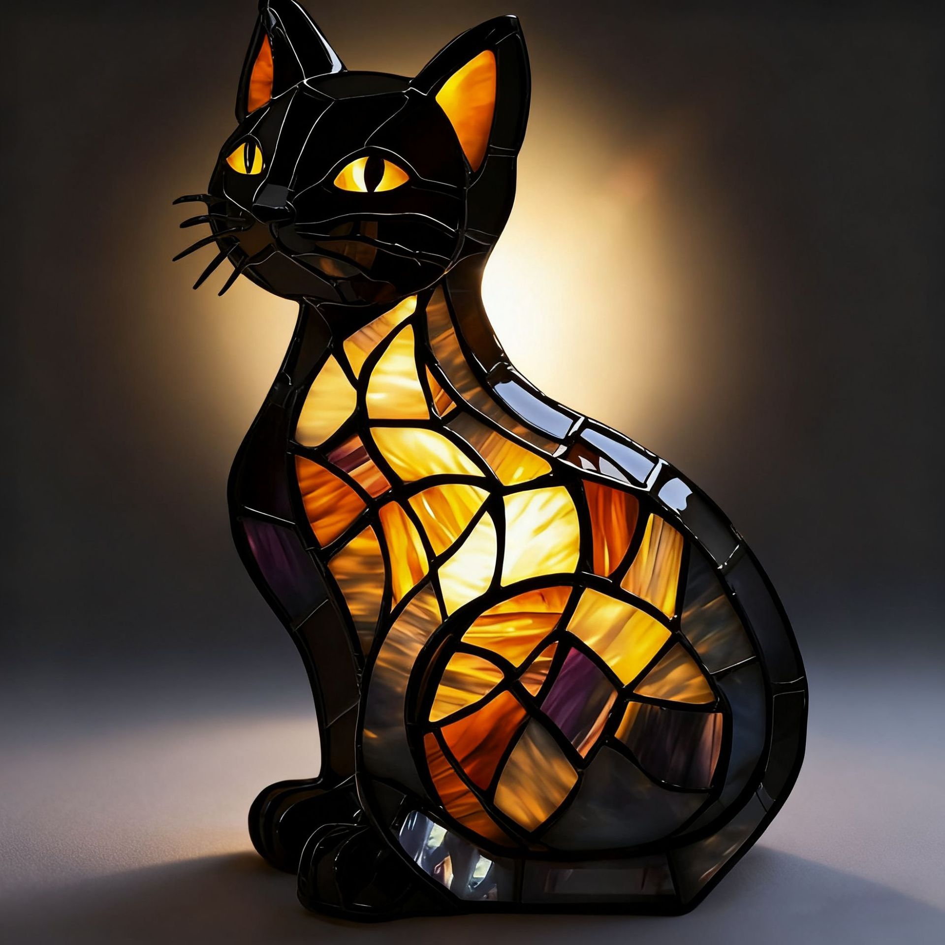 Tête haute chat