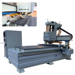 批发高精度3d自动刀具更换器线性ATC木工数控木工路由器 - Product Image 1