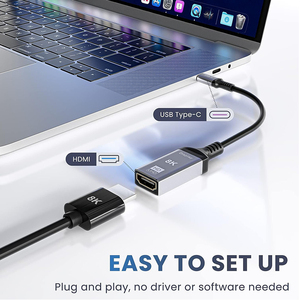 Adaptador convertidor HDMI macho a hembra de tipo C a 8K 30Hz, cable USB de tipo C a 8K 2,1 HDMI - Product Image 5