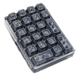 AULA F21 Hotswap <strong>Wireless</strong> Mechanical <strong>Keyboard</strong> Mini Digital 21 Key 3 Mode BT 2.4G Wired Transparent Keycap - Product Image 1