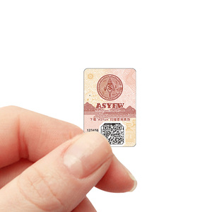 Etiqueta de código QR personalizada de seguridad Etiquetas adhesivas antifalsificación con etiqueta de código QR - Product Image 2
