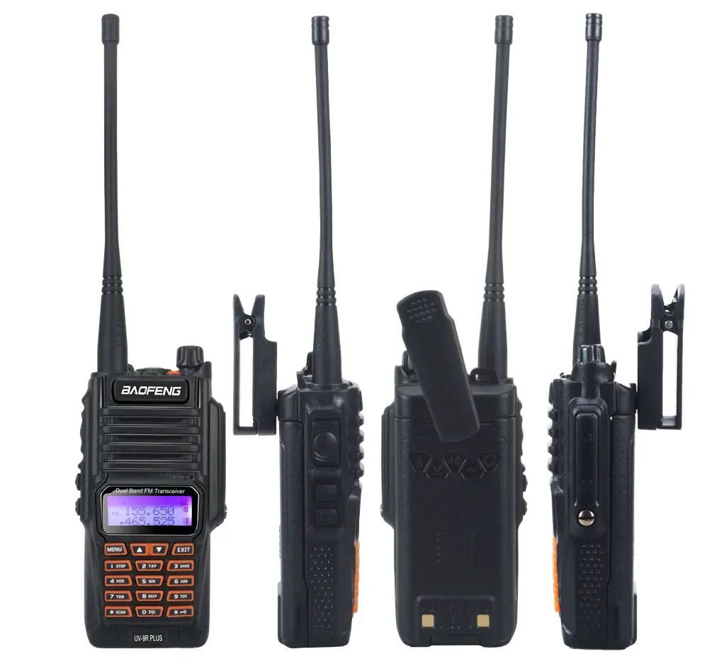 Baofeng UV-9R dual band impermeabile e antipolvere ham two way radio baofeng uv9r interphone 9rplus palmare walkie talkie