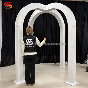 SMOOTH <span class=keywords><strong>2025</strong></span> Новинка: Металлический свадебный шуппа (мандап) белого цвета для мероприятий, на заказ - Product Image 5