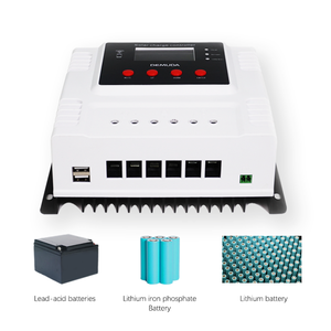 脉宽调制太阳能控制器，用于照明12V 24V 48v，带无线显示器10A至60A太阳能装置电流范围 - Product Image 1