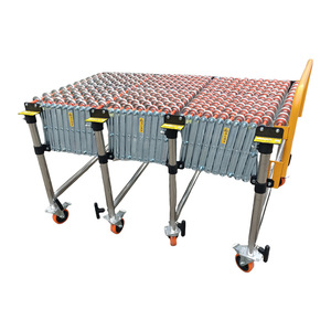 Unpowered trọng lực tải máy Skate bánh xe tự động Telescopic băng tải con lăn - Product Image 1