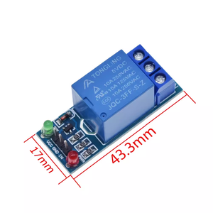 Nuovo modulo relè a 1 vie 5V 12V 24V basso livello trigger una scheda di espansione relè - Product Image 2