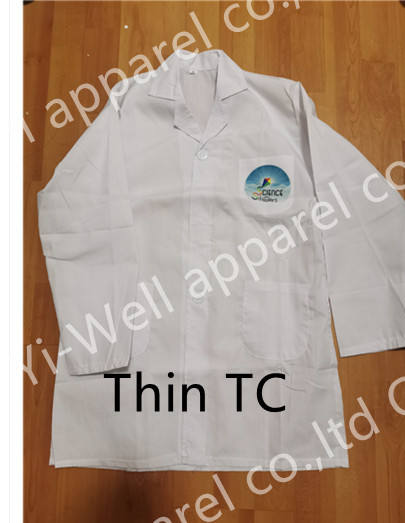Blouse de laboratoire TC mince seulement