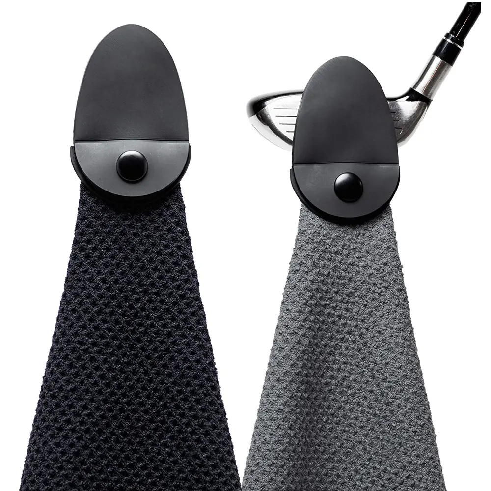 Asciugamani da Golf in microfibra con stampa a sublimazione personalizzata con magnete e gancio