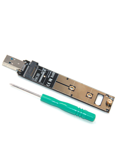 NVMe 至 USB 适配器 [已升级]，M.2 PCIe 固态硬盘钥匙 M 至 USB 3.0 外接读卡器 - Product Image 1