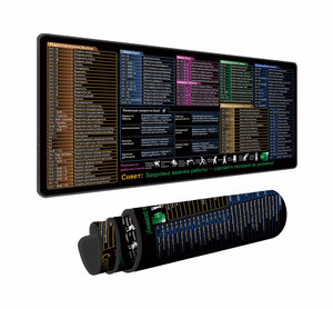Excel Short cut Keys Mauspad XXL Benutzer definierte große Schreibtisch matten Anti-Rutsch-Basis Gummi-Tastatur matten Büro computer zubehör - Product Image 1