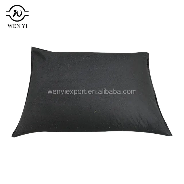 60X40cm de sable sans sable sac barrière avec noir tissu non tissé à l'extérieur