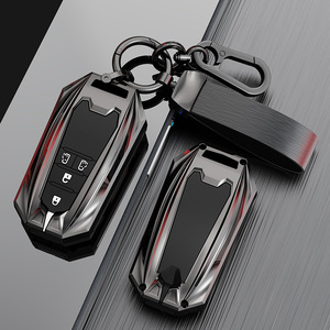 TOYOTA Sienna için Metal araba anahtarı kapağı Fob durumda kabuk Senna RAV4 venzamirai hibrid araçlar Alphard vovoxy Noah nuh - Product Image 2