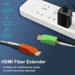 Mini 4K 60Hz HDMI2.0 Over Single-Core Multimode Fiber Extender - Product Image 3