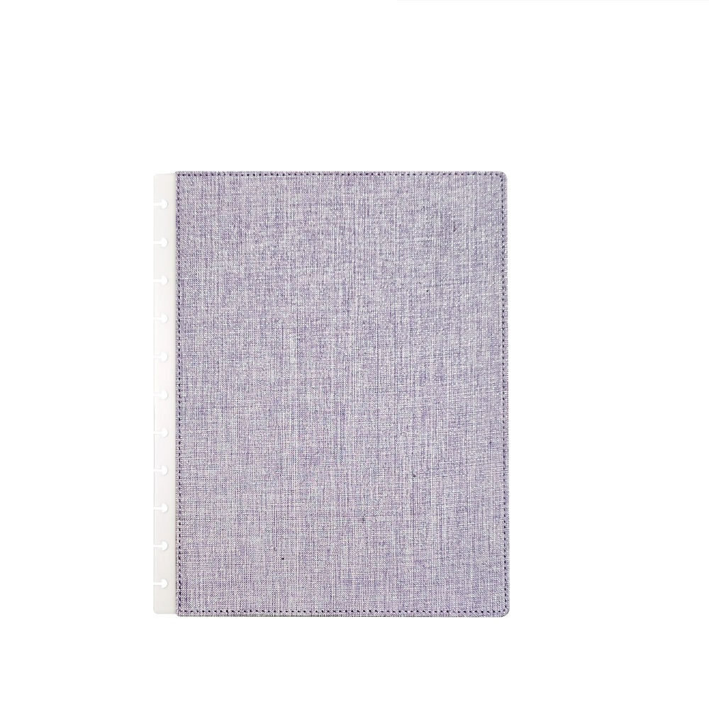 Fil d'or coton lin-violet