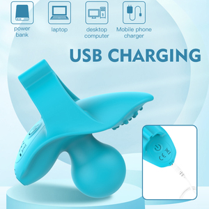 ไวเบรเตอร์ซิลิโคนจีสปอตสำหรับผู้หญิงอุปกรณ์กระตุ้นคลิตอริสและหัวนมของเล่นผู้ใหญ่เซ็กซ์ทอยสำหรับคู่รัก18 + - Product Image 3