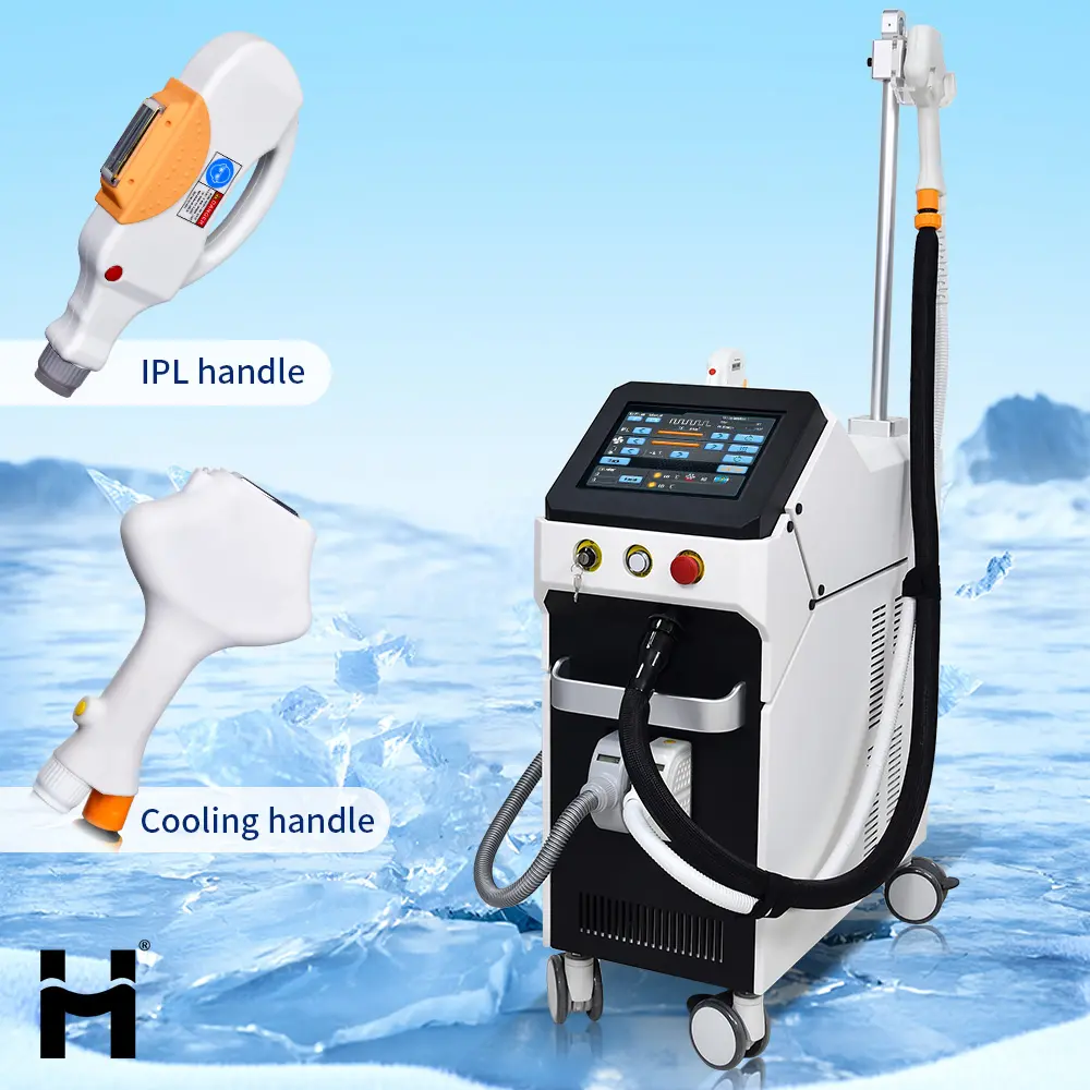 Huamei IPL machine for hair removal opt laser skin rejuvenation machine opt ipl machine with skin cooling