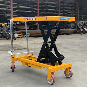 Convenient Scissor Lifting <strong>Platform</strong> Warehouse Manual Hydraulic <strong>Loading</strong> <strong>and</strong> <strong>Unloading</strong> <strong>Platform</strong> 1 Ton Increased by 1 Meter - Product Image 4