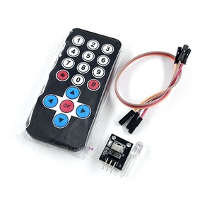 Kits de módulo de Control remoto inalámbrico IR infrarrojo negro Kit de bricolaje HX1838 para Raspberry Pi Smart Electronics Hot