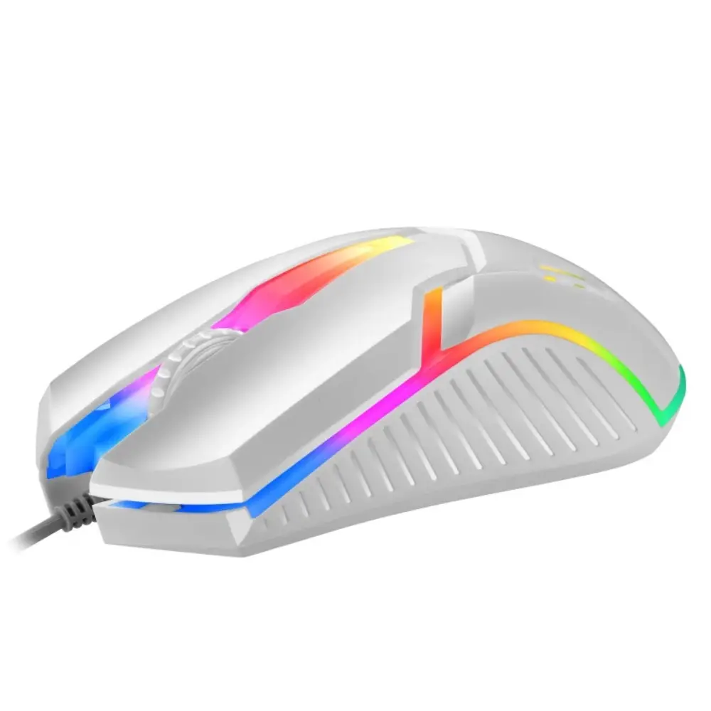 Venta al por mayor S1 Wired RGB LED Teclado retroiluminado Ergonómico Personalizado Gaming Mouse Para PC Computadora