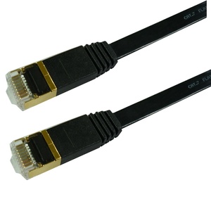 フラットイーサネットCat7パッチコードケーブルSFTP/FTP/UTP CCA/CuネットワークRJ45 3U LANケーブルシールド付きジャンパーケーブル