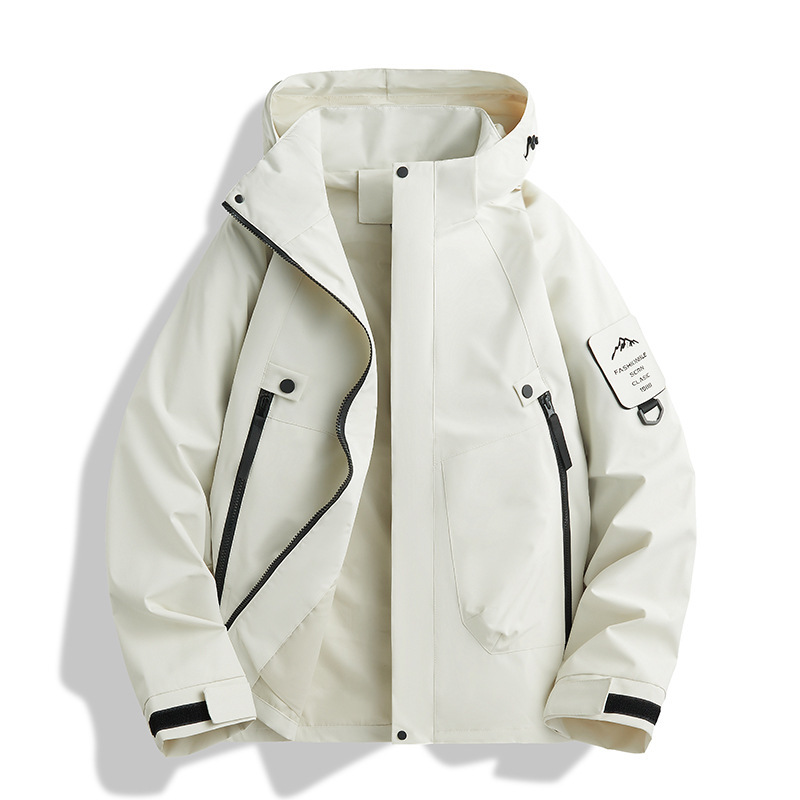 Blanco Marfil (Cortavientos Individual) Unisex