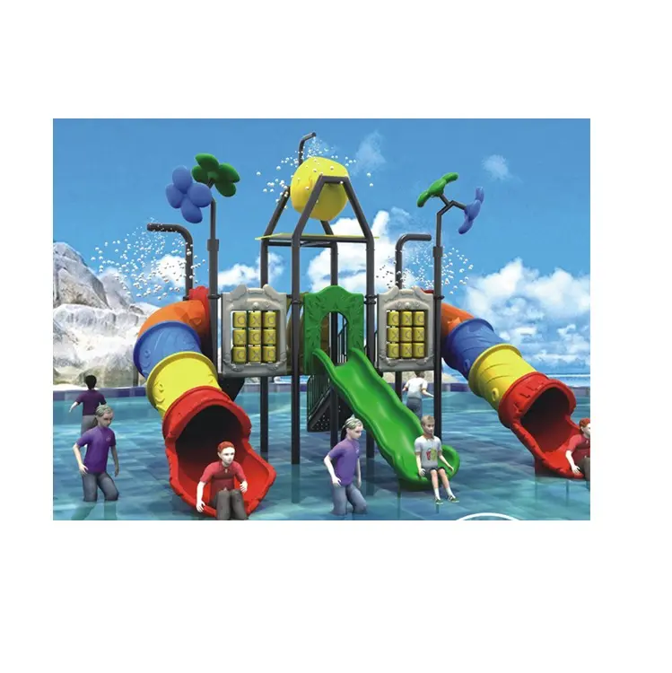 Parco acquatico per bambini tubo scivolo d'acqua piscina parco giochi JMQ-G130A