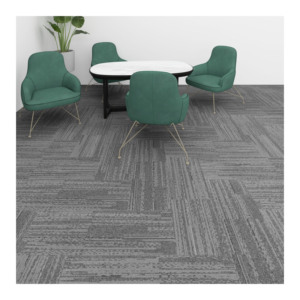 Văn phòng Thảm thương mại gạch Thảm dài chống tĩnh nhà khách sạn chống trượt chống cháy Nylon Sàn PVC gạch thảm - Product Image 4