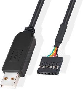 FTDI USB TTL seri adaptör 3.3V hata ayıklama kablo 6 Pin dişi soket başlık UART IC Wins rl çip kazanır için 11 10 8 7 Linux MAC - Product Image 4