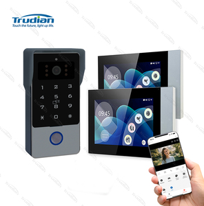 Trudian Interphone 2 Monitor Video Portero Para Casa Wifi <strong>External</strong> Villa Smart Door Phone 2 Wires Wifi Video <strong>Intercom</strong> <strong>System</strong> - Product Image 1