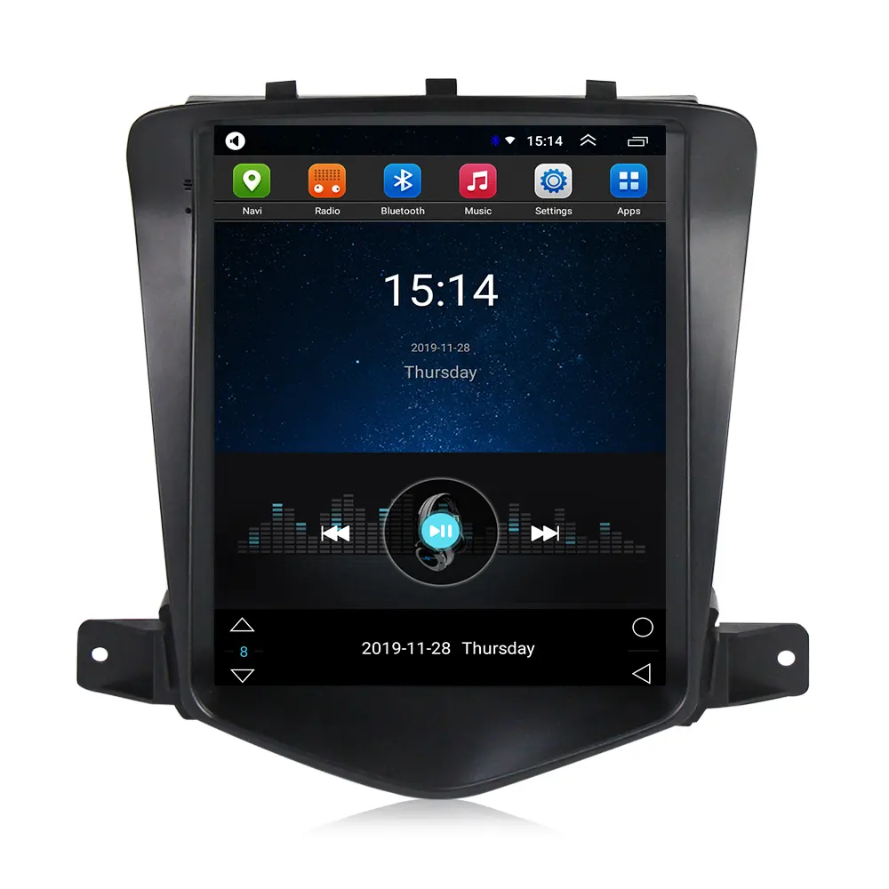 MEKEDE 10.1" android quad core DSP 2.5D Screen car dvd player for Chevrolet CRUZE 2008-2011 4+64GB WIFI GPS BT OBD 4G SIM Video