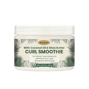 Private Label Moisturizing <strong>Leave</strong>-in Curling Cream Hydrate Curl Smoothie <strong>Define</strong> Curls Frizz Control &amp; Detangler - Product Image 1