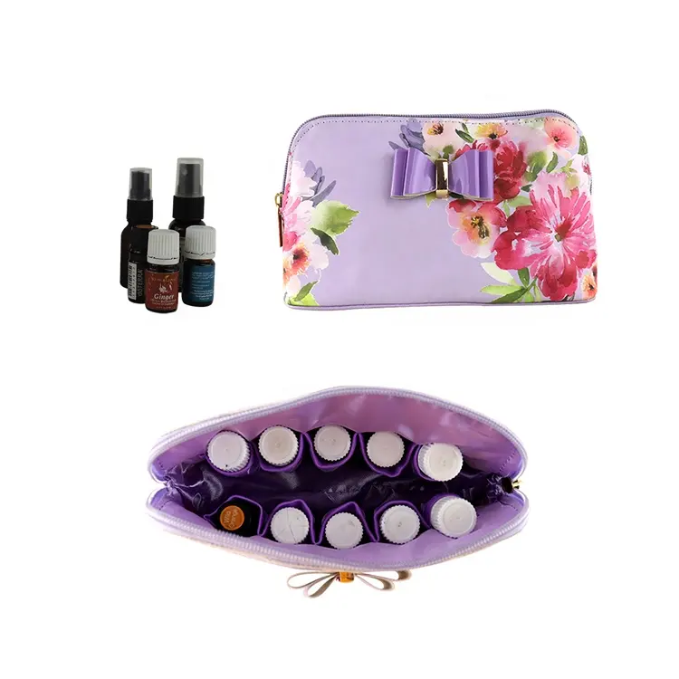 ISO BSCI Factory trendy durable customized essential oil travel bag essential oil storage bag