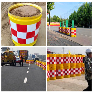 Chất lượng cao phản chiếu đường an toàn chống va đập delineator bài rào cản giao thông tai nạn trống - Product Image 5