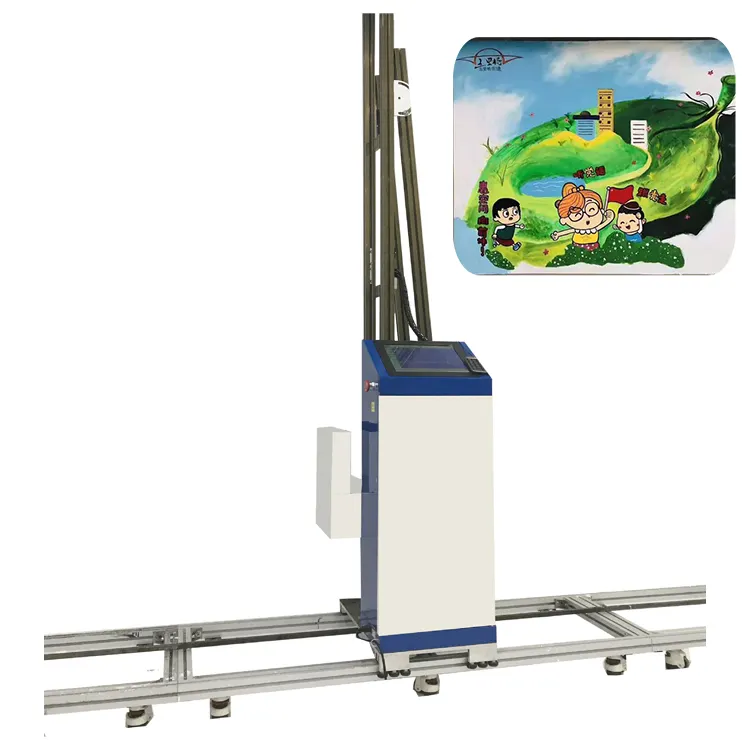 Lukisan tinta uv profesional mesin otomatis pencetak dinding vertikal kuat dengan harga yang tiada duanya dengan kualitas tinggi