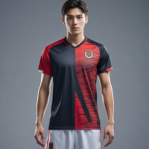 低价升华足球球衣团队训练足球学院运动服快干100聚酯足球套装
