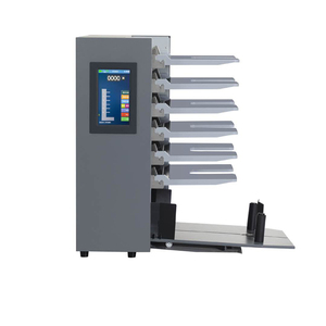 Máquina automática de recopilación de papel de libros para uso en oficina, con 6 contenedores, para uso en oficina