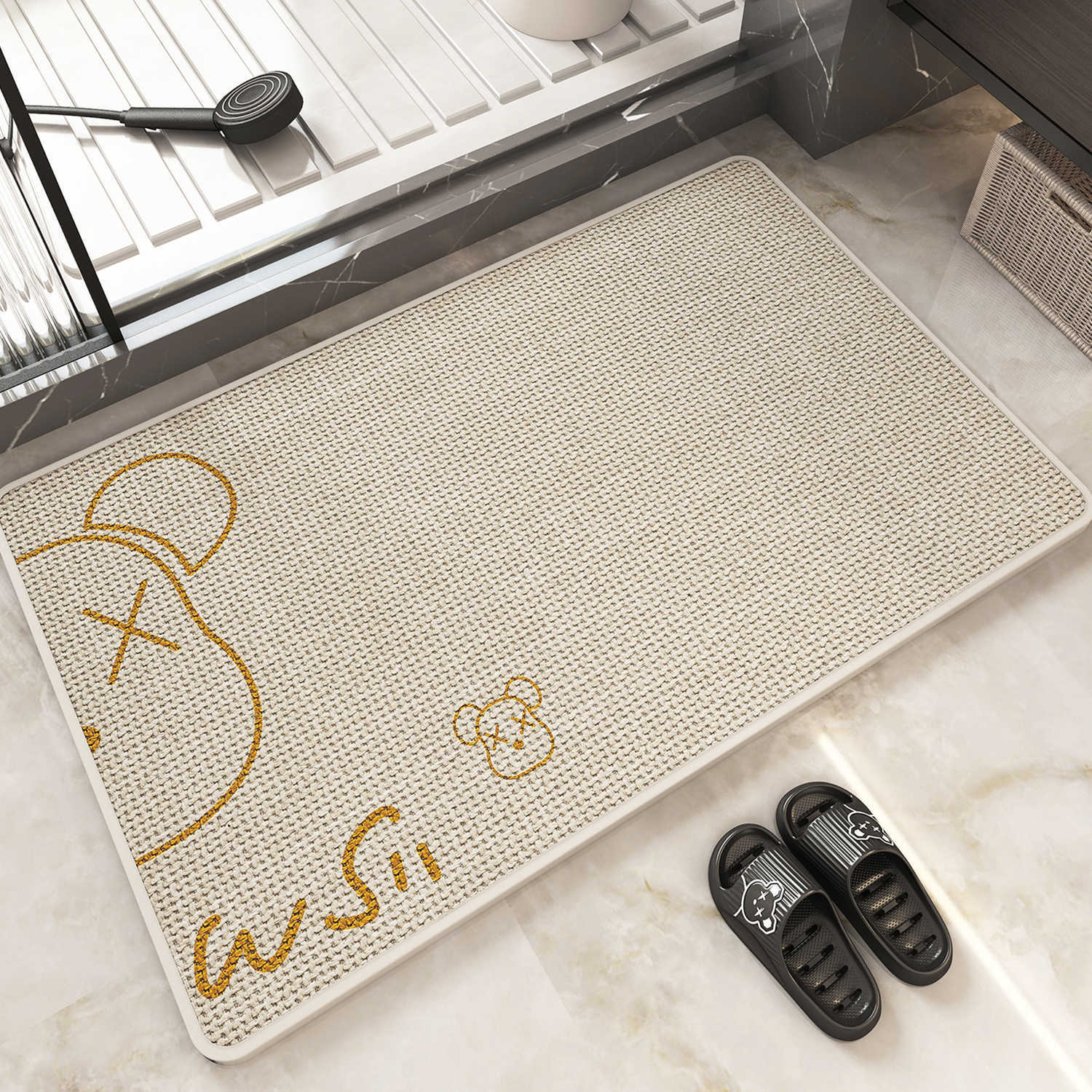 Blanc cassé - Demi-Ours Doré