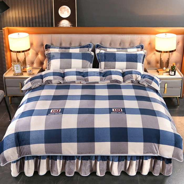grille bleue