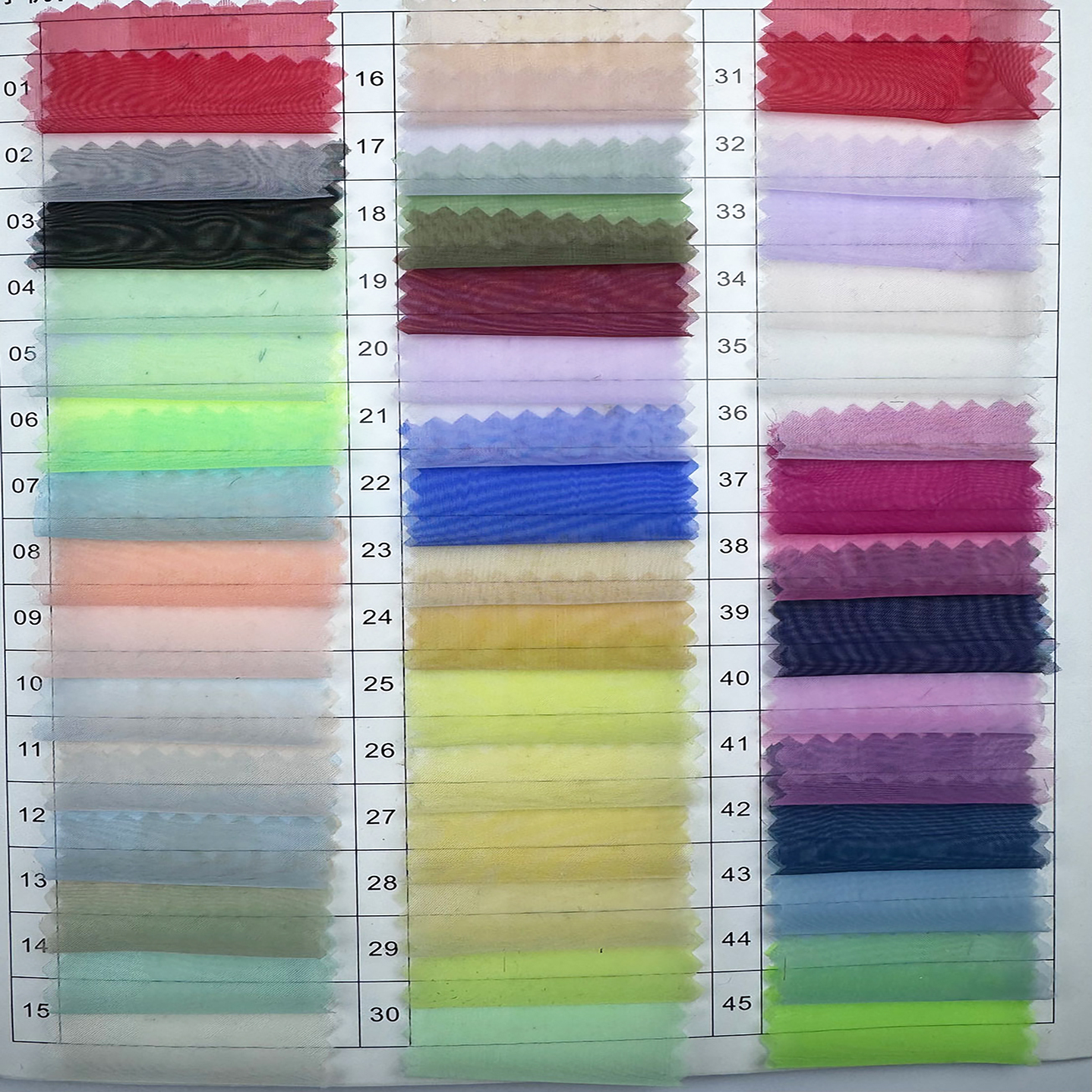 Color card 1#