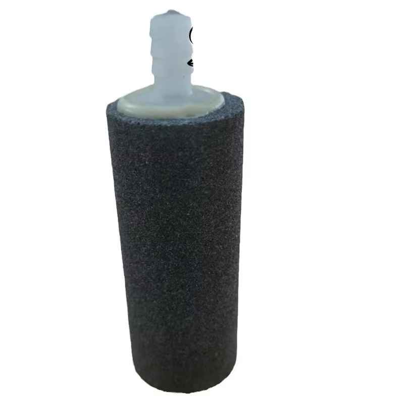 Black Cylinder single hole air stone 4*9*0.8