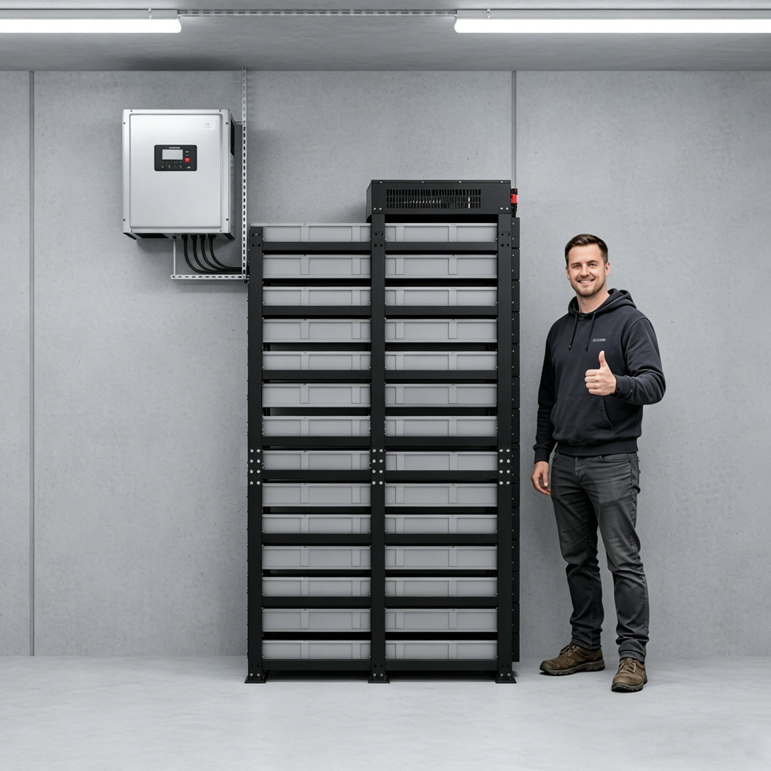 Black (Battery And 30Kw Inverter)