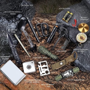 Custom Emergency Survival Gear Kit Natural <strong>Disaster</strong> Earthquake SOS Box Waterproof Adventure Tool - Product Image 4