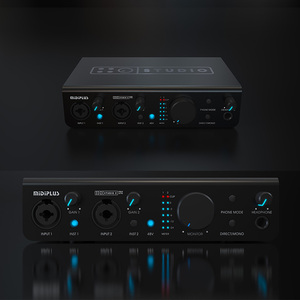 Interfaz de audio inteligente MIDIPLUS La configuración 2In2Out satisface las necesidades de grabación y transmisión en vivo de la computadora Usb Plug-And-Play - Product Image 2