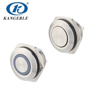 Chinakel 16mm interruttore a pulsante testa piatta scatola pulsante in metallo interruttore a pulsante - Product Image 4