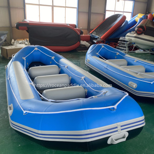PVCインフレータブル漂流ボートとホワイトウォーターラフトスポーツスタイル船外機付き釣り用フローティング価格 - Product Image 3