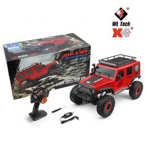 Wltoys 104311ไฟฟ้า RC 1/10 2.4GHz 4WD ความเร็วสูงออฟโรด15กม./ชม. รุ่นรถบรรทุกปีนเขาพร้อมไฟ LED - Product Image 6